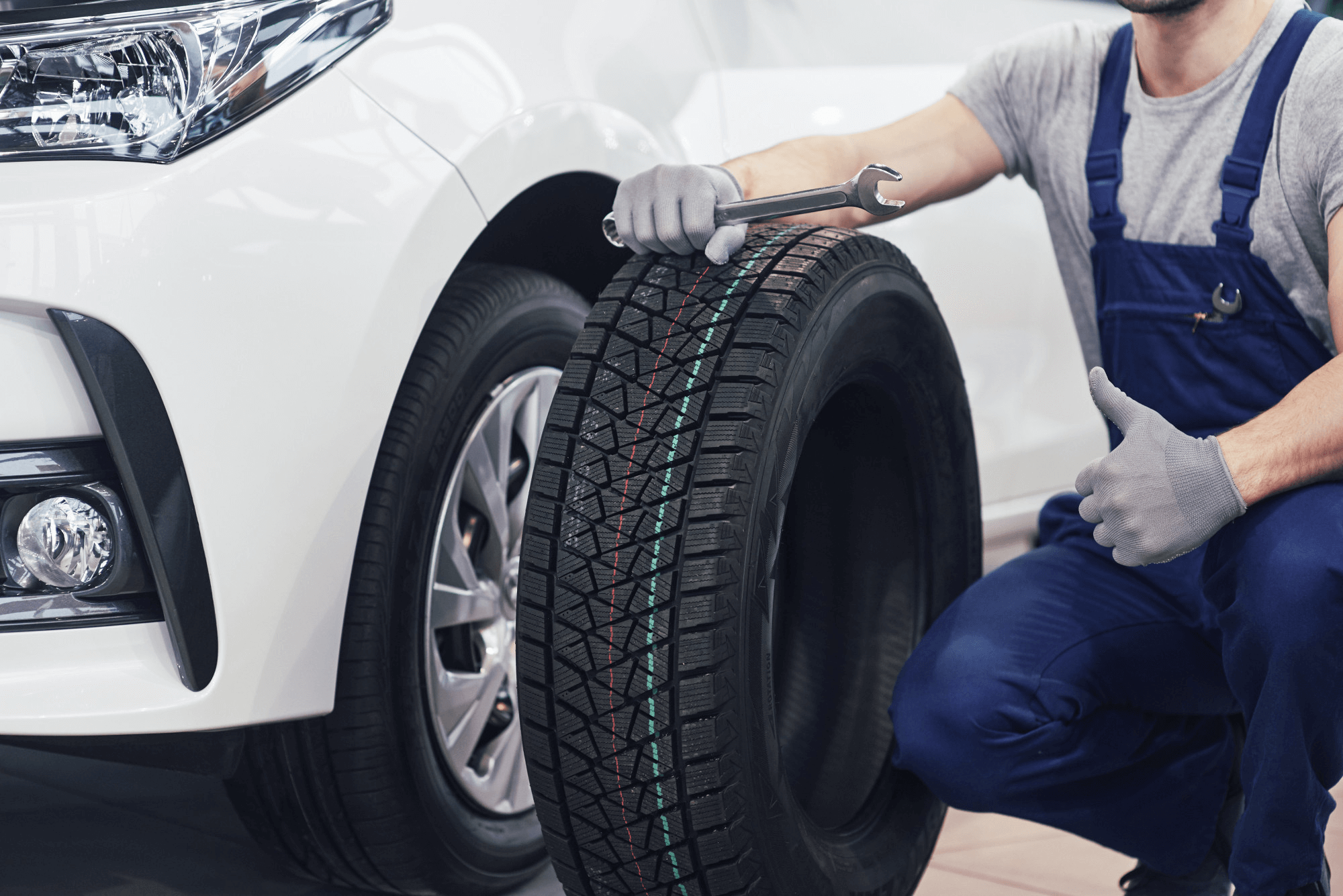 Porsche tyre pressure inspection