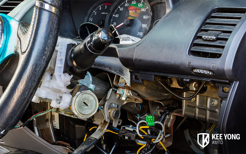Image of car electrical wiring